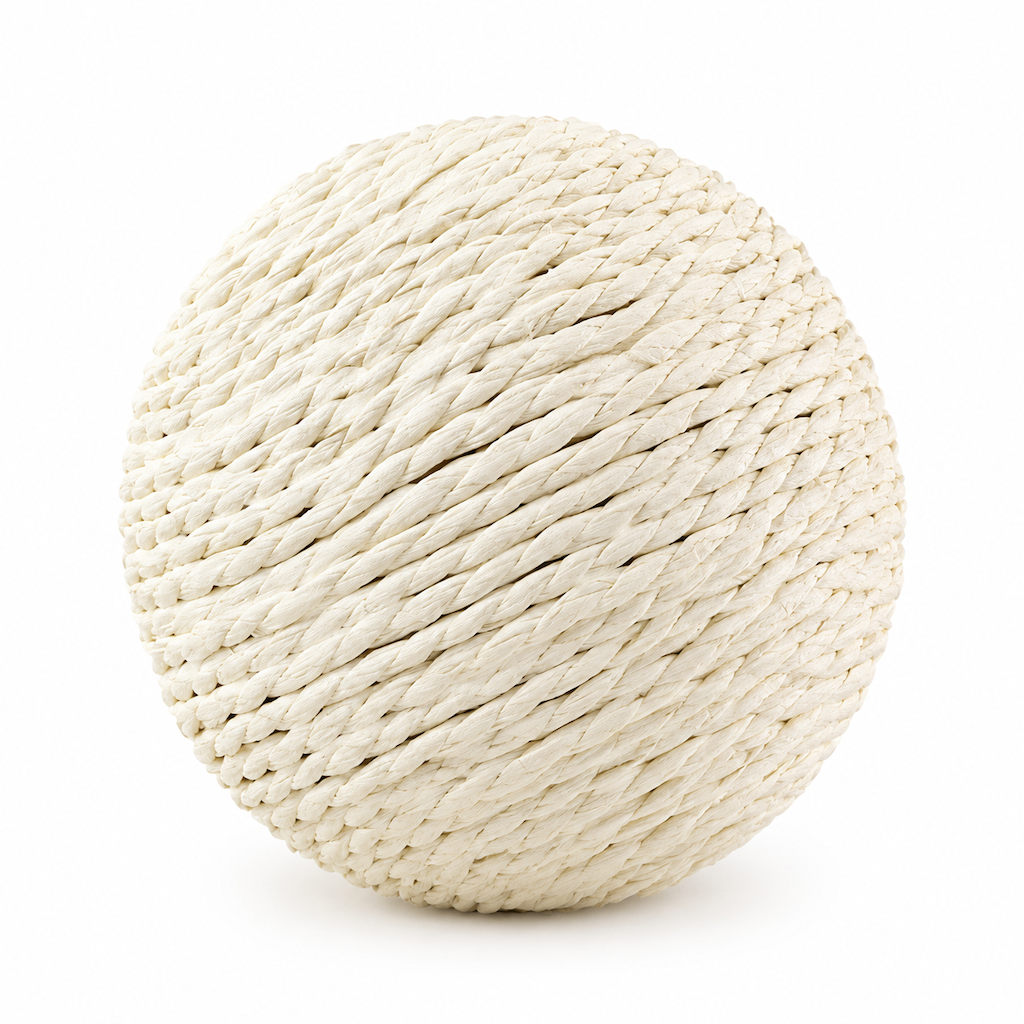🐱 50% RABATT! 🧶 Bissfester Sisalball – Langlebiger Spielspaß für Katzen & Kätzchen ✨