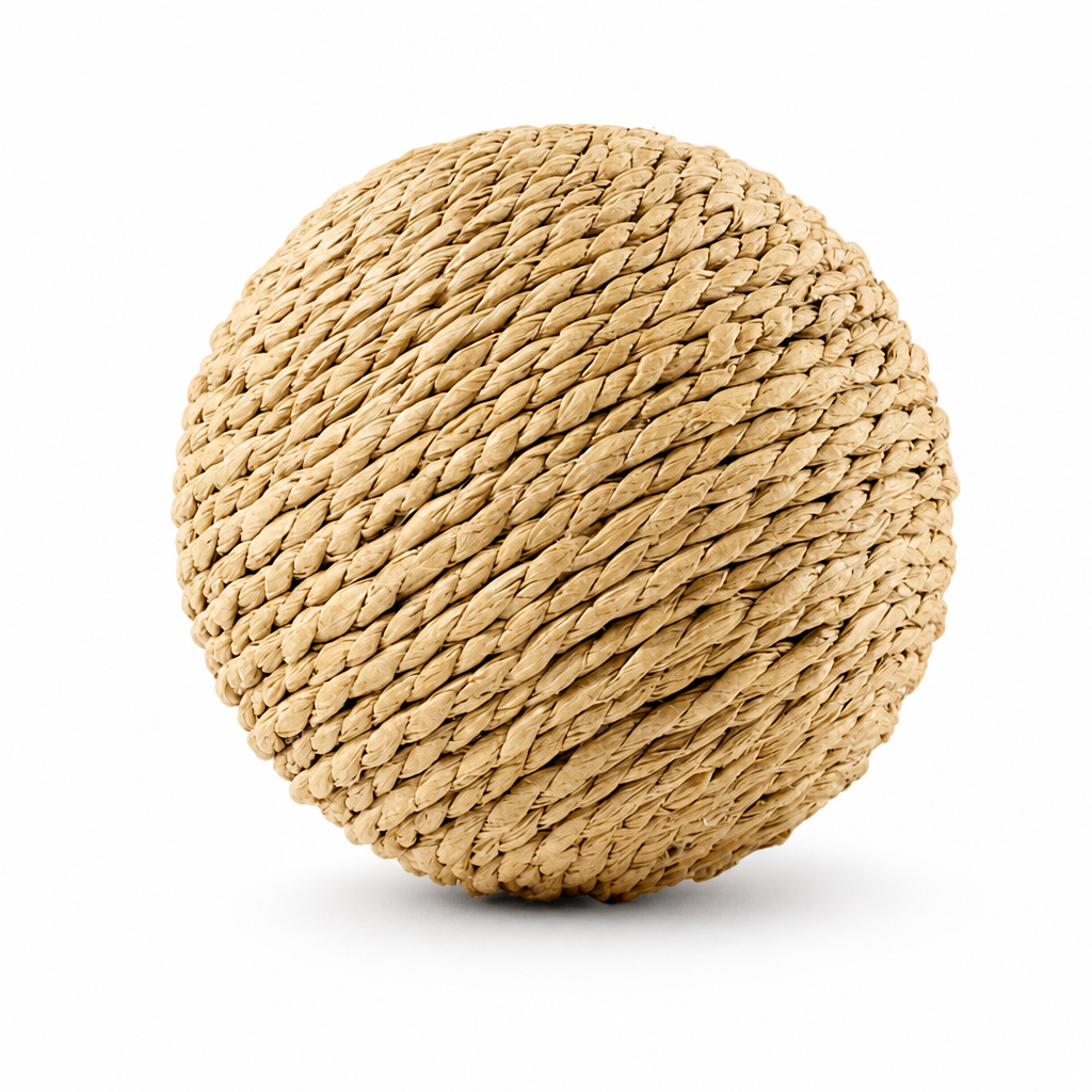 🐱 50% RABATT! 🧶 Bissfester Sisalball – Langlebiger Spielspaß für Katzen & Kätzchen ✨