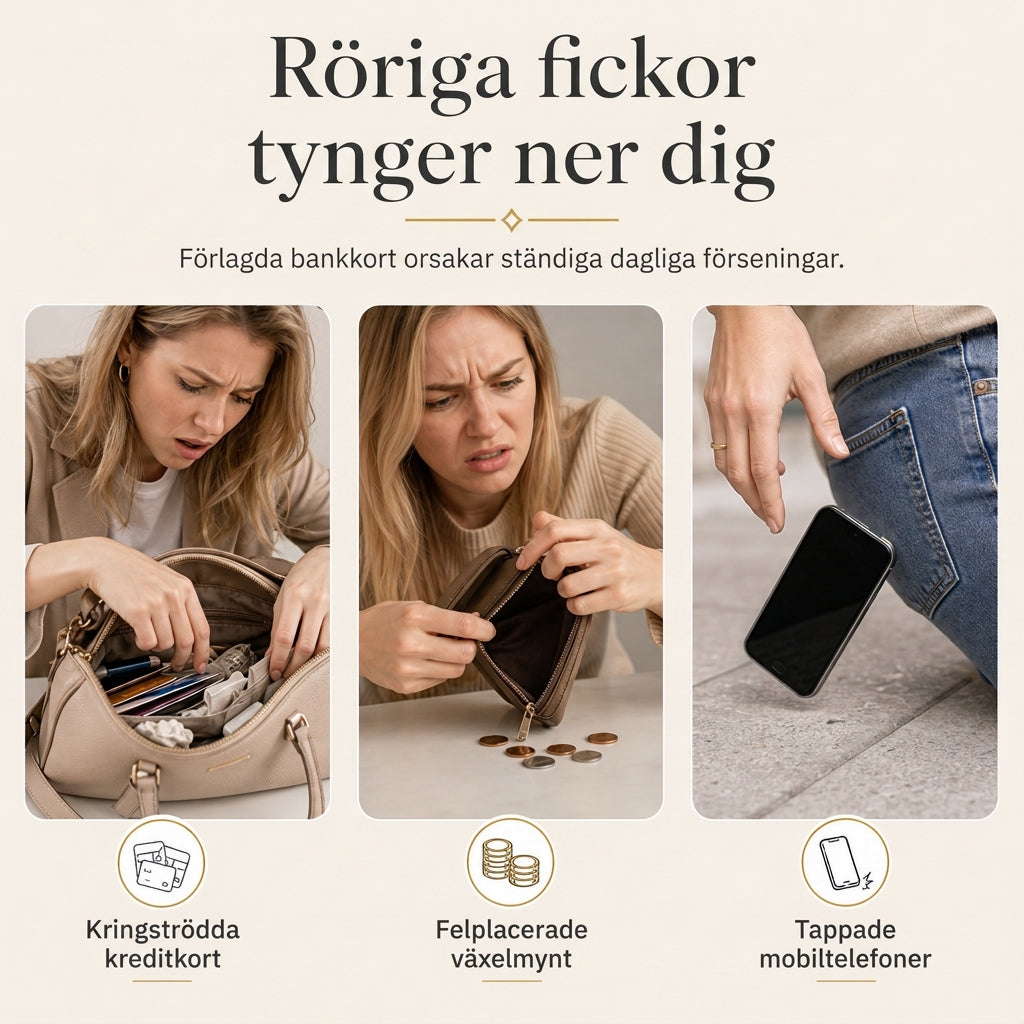 📱 50% RABATT! ✨ Lyxig plånboksfodral i crossbody-stil för telefonen med kortfack & stödfunktion 👛