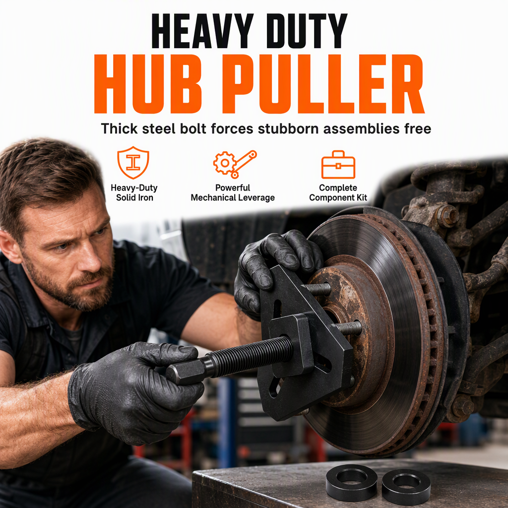 🔥50 % RABATT!!📢🛠️ 40100 Verktygssats för Hjulnavsborttagning – Enklare Demontering för Bil & Lastbil 🔧
