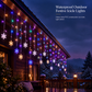 ❄️ 50% RABATT! ✨ LED Snöflinga Gardinbelysning – Vattentät & festlig dekoration ✨