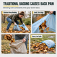Portable Pop Up Leaf Collector and Reusable Yard Garden Waste Bag