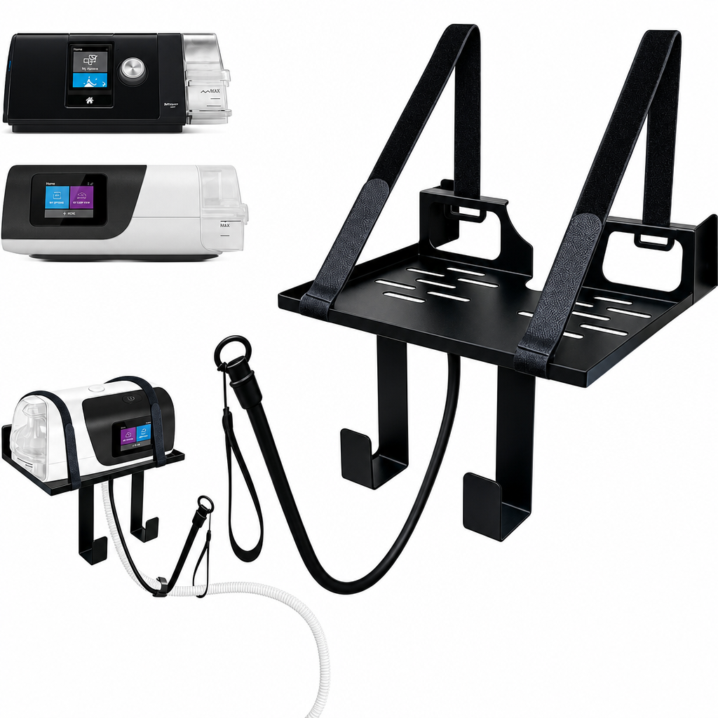 🔥 50% RABATT! 🩺 Väggmonterad CPAP-slanghållare & maskorganisatör – Håll slangen ren och inom räckhåll ✨